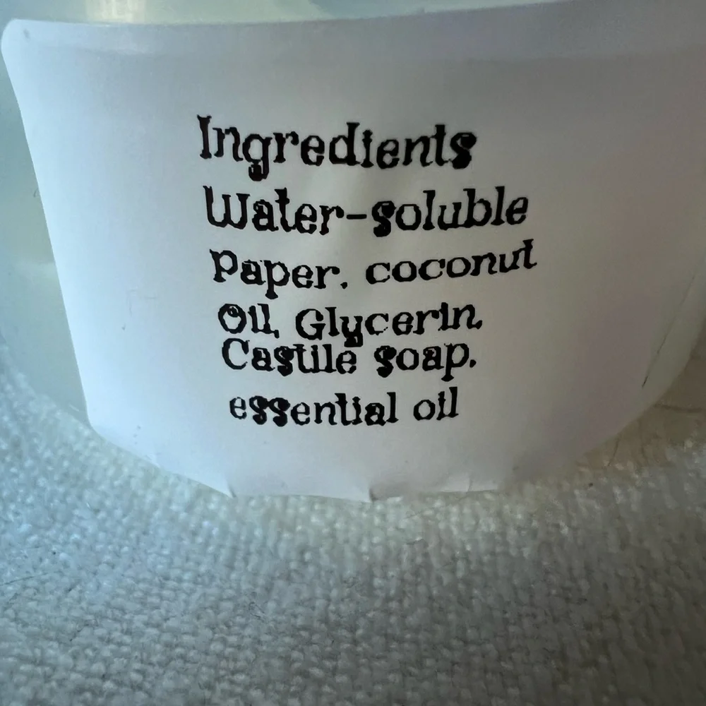 Ginger Peach Paper Soap